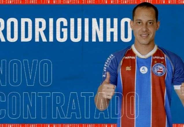 Rodriguinho anunciado pelo bahia