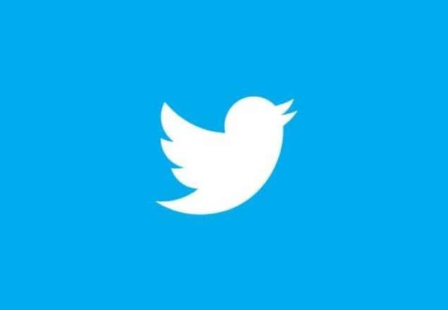 O logo da rede social Twitter