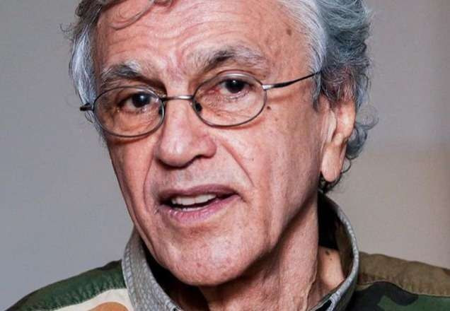 O cantor Caetano Veloso