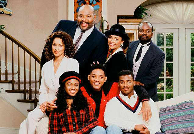Will Smith ao lado do elenco de Um Maluco no Pedaço | Foto: Divulgação