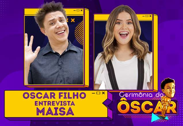Oscar Filho ao lado de Maisa