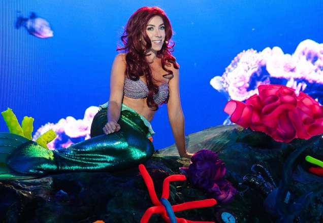 Patricia Abravanel se transforma em Ariel, do clássico "A Pequena Sereia" | Foto: Bruno Correa/SBT