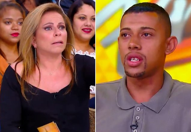 christina rocha e convidado do casos de família