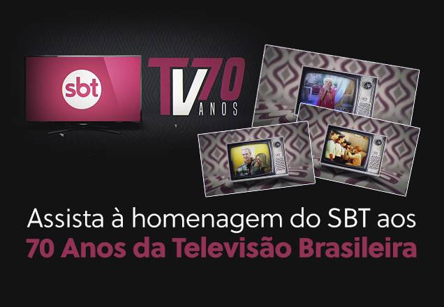 Homenagem do SBT aos 70 anos da televisão brasileira