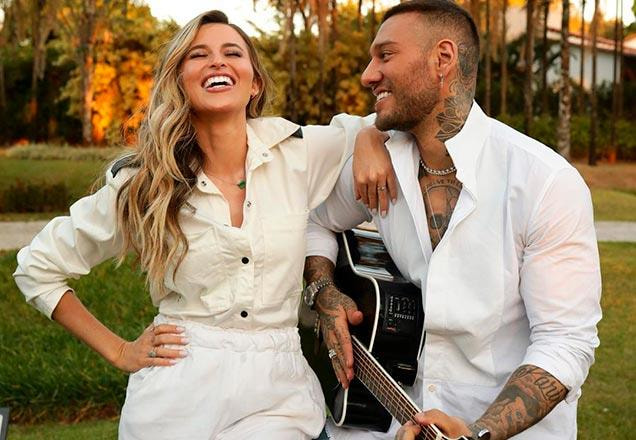 Lorena Carvalho com Lucas Lucco