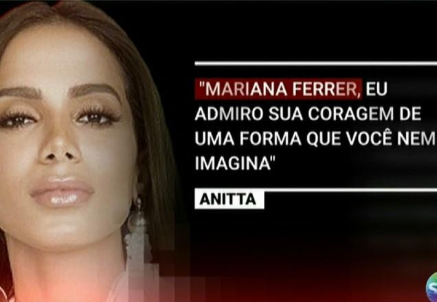 Anitta fala sobre o caso Mariana Ferrer