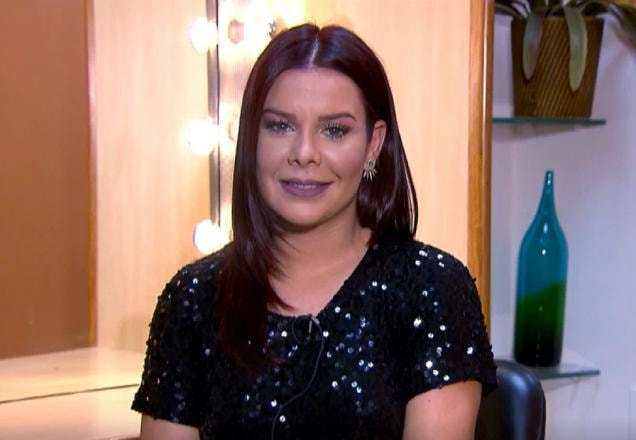 A atriz Fernanda Souza