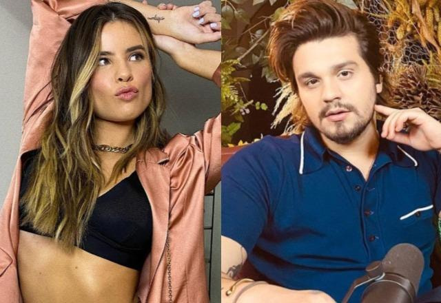 Colagem de fotos mostra Luan Santana e Giulia Be (Reprodução/Instagram)