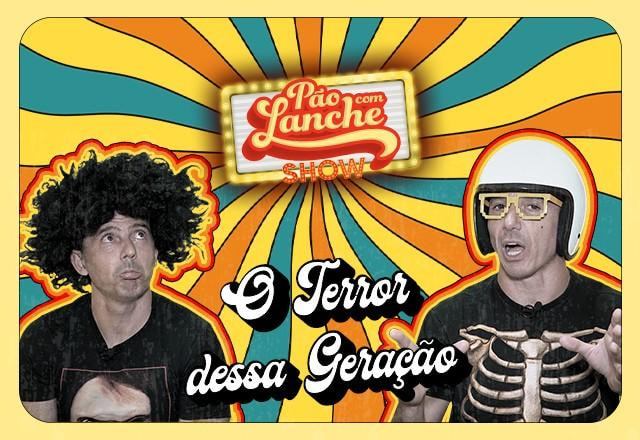 pão com lanche terror
