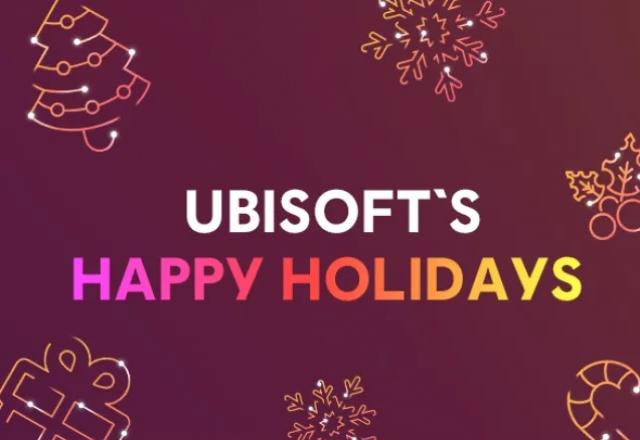 Logo da promoção de fim de ano Ubisoft´s Happy Holiday