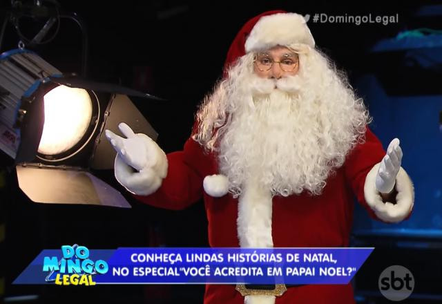 Celso Portiolli como Papai Noel