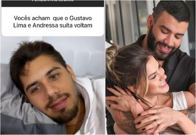 Zé Felipe e Gusttavo Lima com Andressa Suita