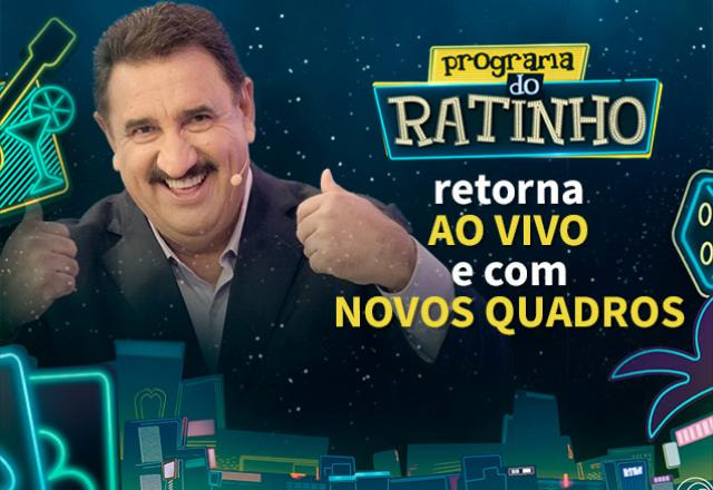 Ratinho posando pra foto