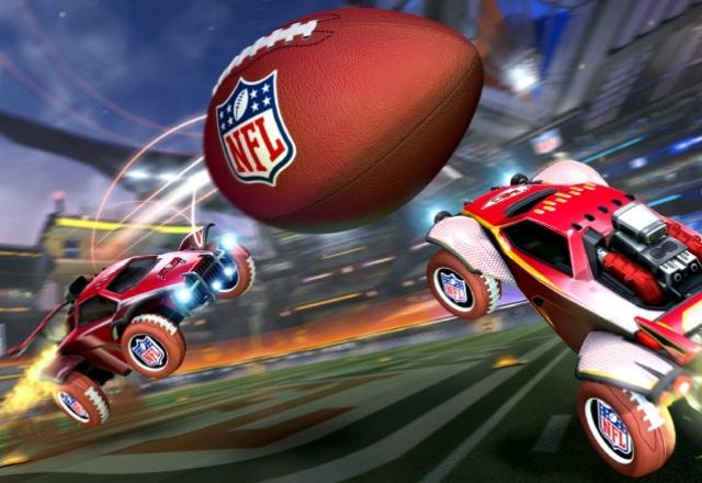 Rocket League na temática da NFL