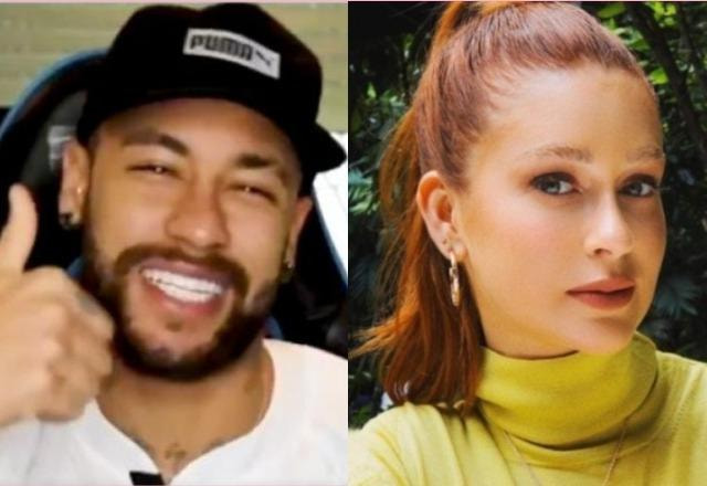 Colagem de fotos mostra Neymar e Marina Ruy Barbosa (Reprodução/Instagram)