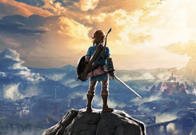 Link olhando para o horizonte