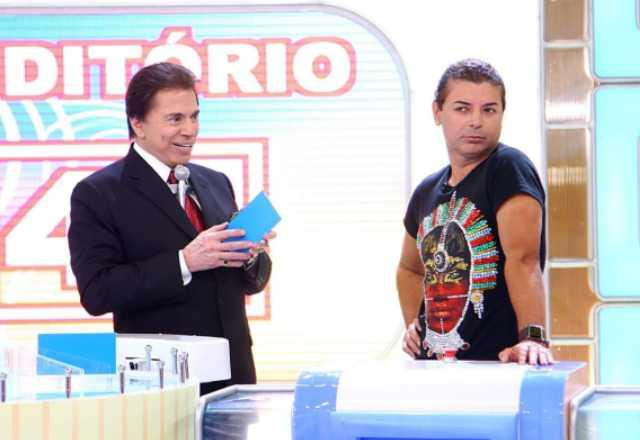 Silvio Santos e David Brazil