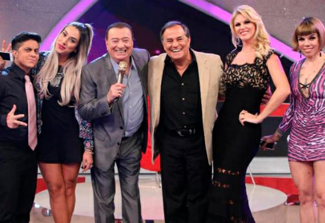 Thammy Miranda, Dani Bolina, Raul Gil, Ronnie Von, Val Marchiori e Penélope Nova