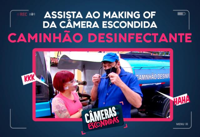 Trecho do Making Of da Câmera Escondida