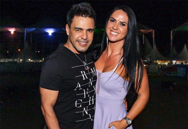 O cantor Zezé Di Camargo e Graciele Lacerda