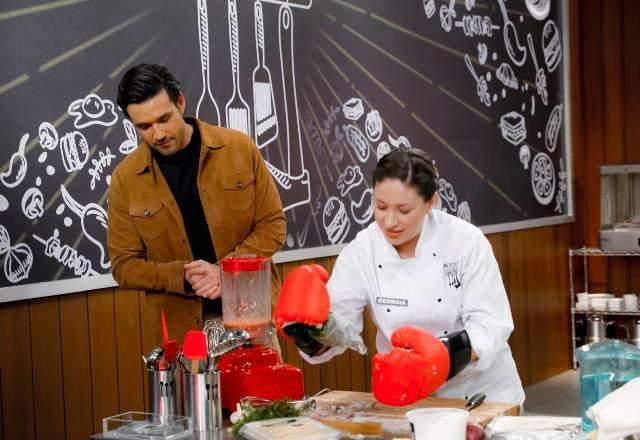 Sergio Marone e participante do Mestres da Sabotagem