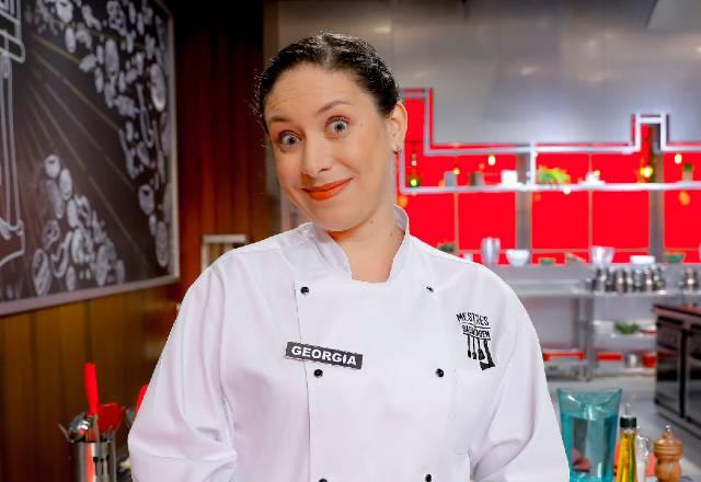 Chef Georgia no programa Mestres da Sabotagem