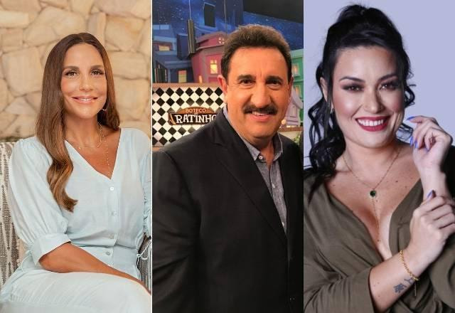 Ivete Sangalo, Ratinho e Milene Pavorô