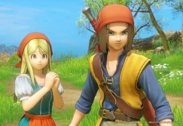 Imagem do último jogo da saga Dragon Quest.
