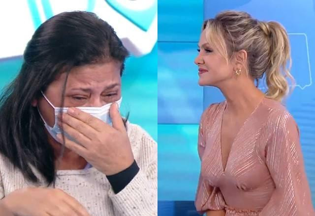 Eliana surpreende participante do Beleza Renovada no palco do Fofocalizando