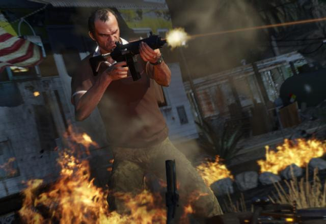 Trevor, um dos três protagonistas de GTA V