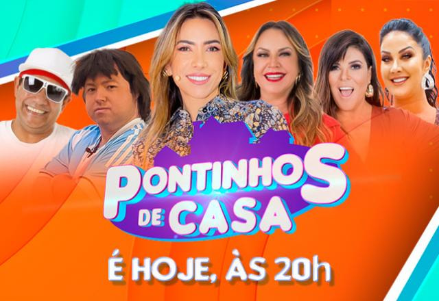 Arte de divulgação do Pontinhos de Casa, às 20h