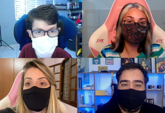 Campanha #EuMeCuido com streamers do SBT Games