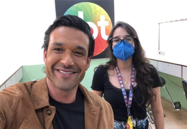 Sergio Marone e a produtora Renata Seguro