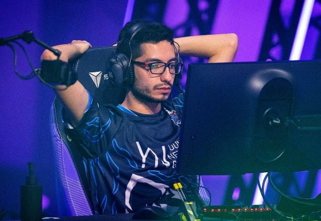 gaabxx, jogador da Sharks, após derrota.