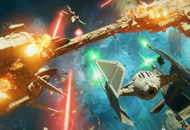 Imagem de gameplay de Star Wars: Squadrons