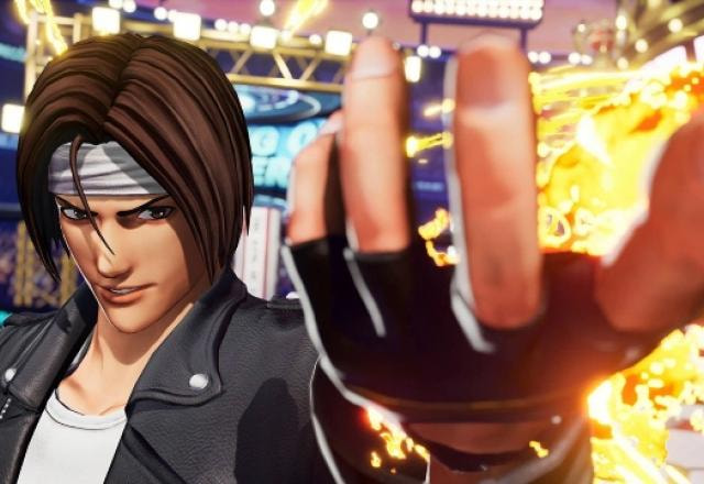 Kyo Kusanagi em The King of Fighters XV.