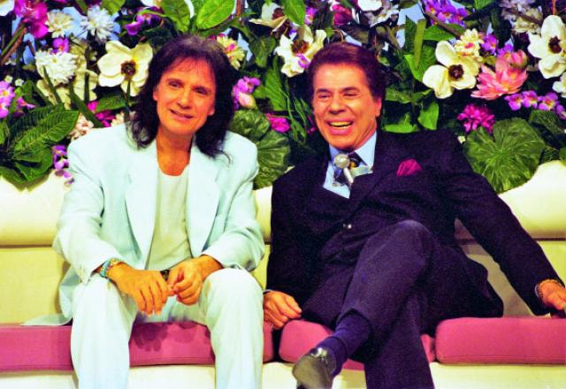 Roberto Carlos e Silvio Santos