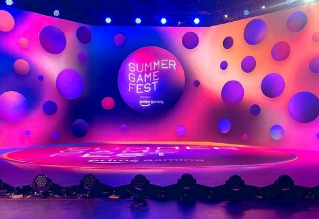 Imagem do palco do Summer Game Fest.