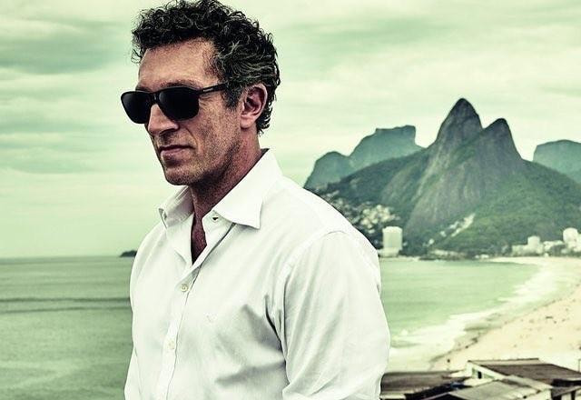 Vincent Cassel posa no Rio de Janeiro