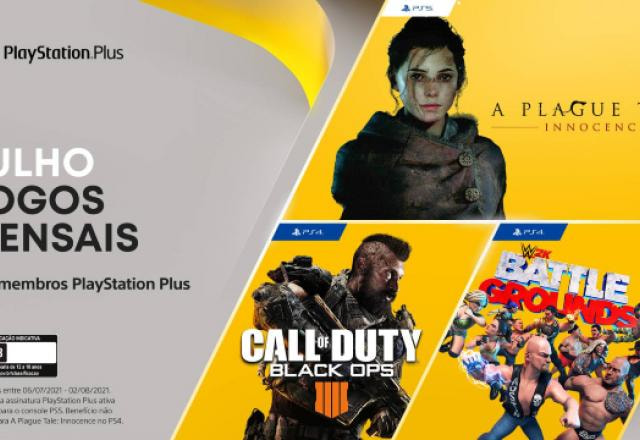 Jogos gratuitos de julho deste ano na PlayStation Plus