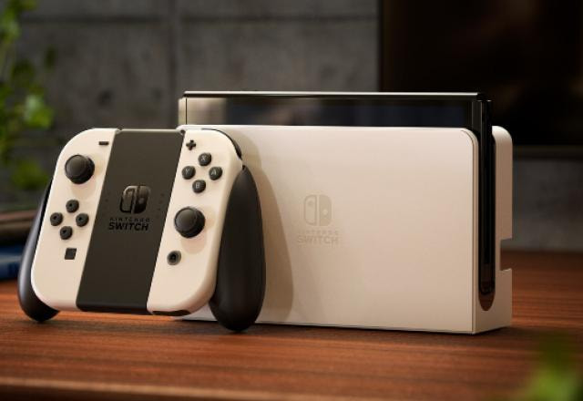 Imagem promocional do Nintendo Switch OLED