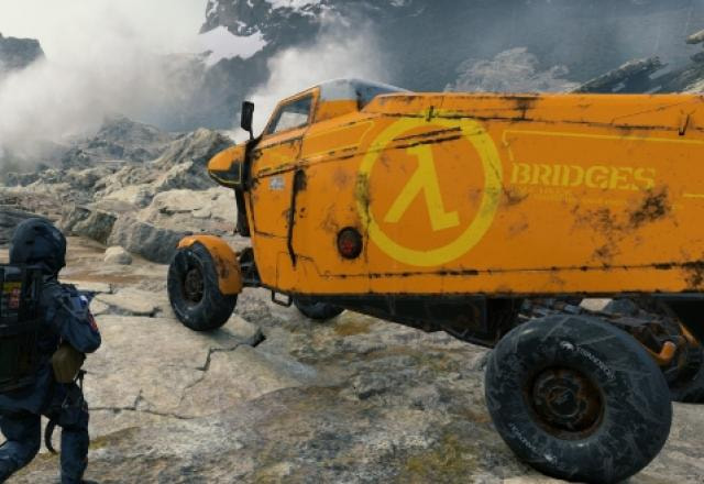 Imagem de item de Half-Life dentro de Death Stranding