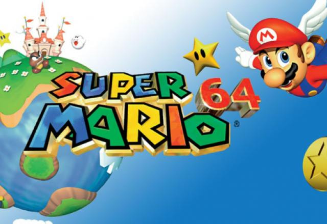 Imagem promocional de Super Mario 64