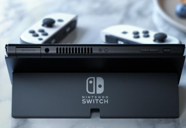 Imagem promocional do Nintendo Switch OLED