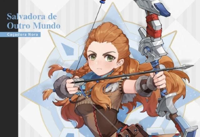 Imagem promocional de Aloy no Genshin Impact