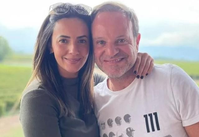 Rubens Barrichello e Paloma Tocci