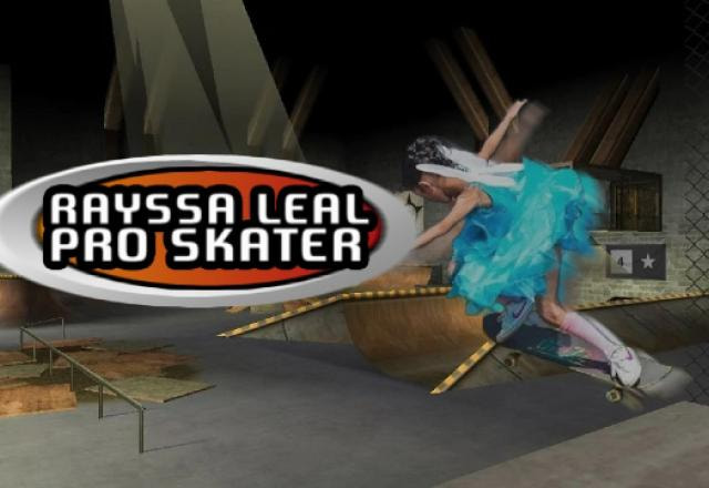 Montagem de Rayssa como personagem do Rayssa Leal Pro Skater