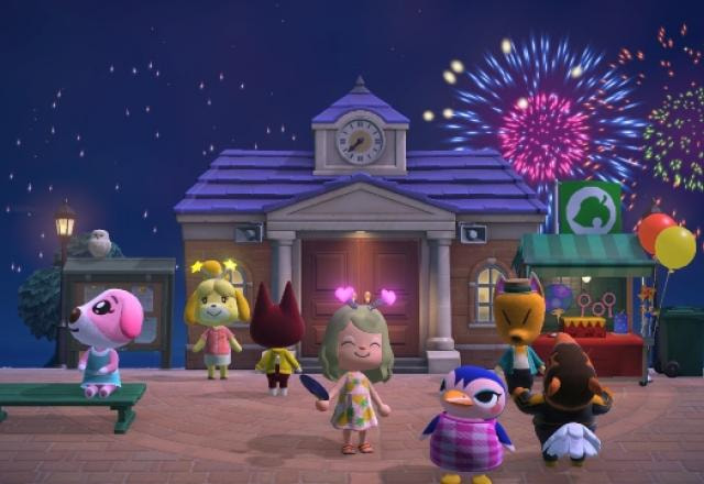 Imagem promocional da nova atualização de Animal Crossing: New Horizons