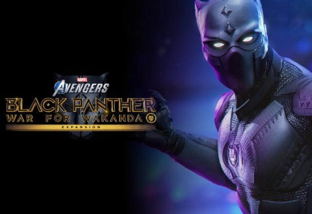 Imagem promocional da Black Panther: War for Wakanda, DLC gratuita de Marvel's Avengers