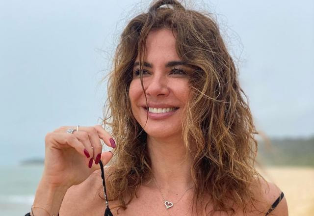 A apresentadora Luciana Gimenez